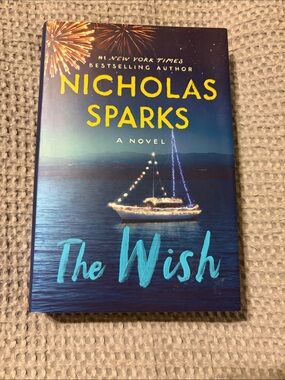 Nicholas Sparks The Wish - Blue Hardcover Novel